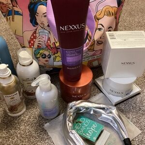 Nexxus & Beauty Product LOT of 9 NWT Beauty Items Including Nexxus Hair Products